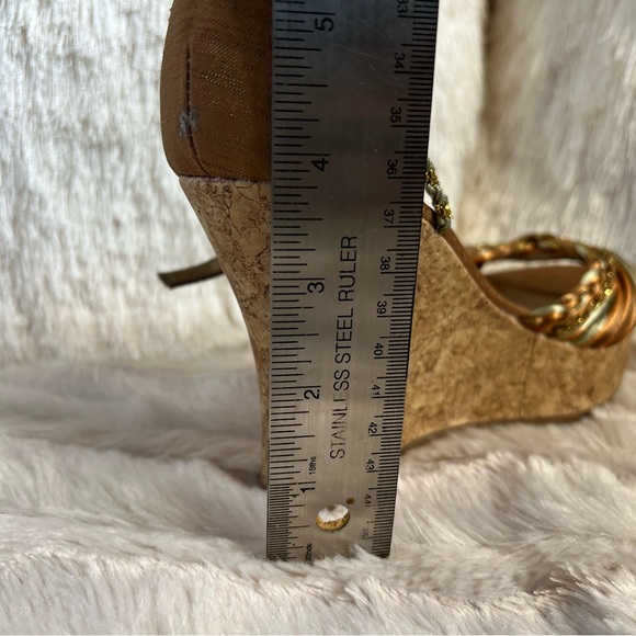 Fioni Braided Multi-Color Wedges - Picture 14 of 14